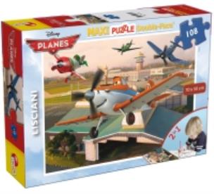 Okładka książki Planes Puzzle dwustronne maxi 2 in 1