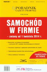 Opakowanie Podatki 2014/07 Samochód w firmie