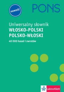 Okładka książki Pons Uniwersalny słownik włosko polski polsko włoski