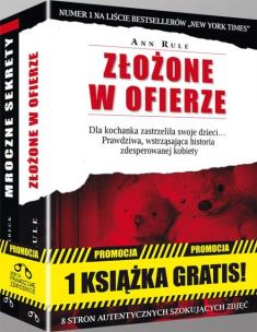 Okładka książki Prawdziwe zbrodnie Złożone w ofierze Mroczne sekrety