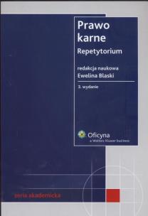 Okładka książki Prawo karne Repetytorium