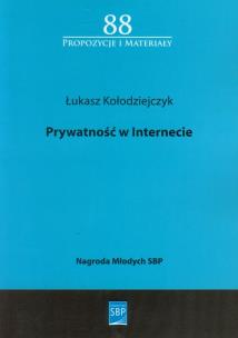 Okładka książki Prywatność w internecie