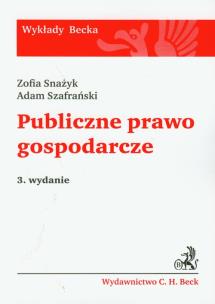 Okładka książki Publiczne prawo gospodarcze