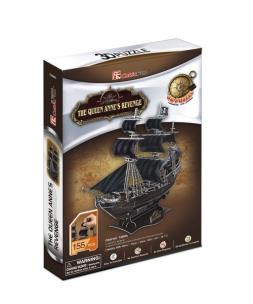 Okładka książki Puzzle 3D Queen Aanne's Revenge