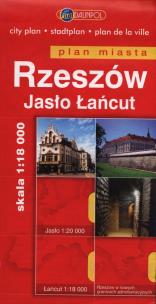 Opakowanie Rzeszów Jasło Łańcut plan miasta 1:18 000