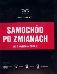 Opakowanie Samochód po zmianach od 1 kwietnia 2014 roku