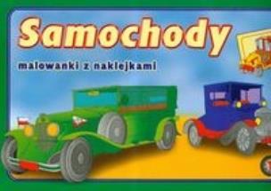 Okładka książki Samochody - naklejki 1