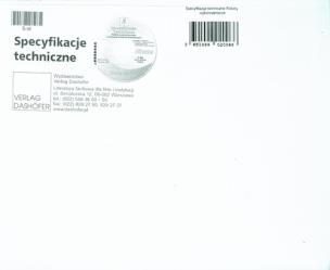 Opakowanie Specyfikacje techniczne Roboty wykończeniowe w zakrsie obiektów budowlanych