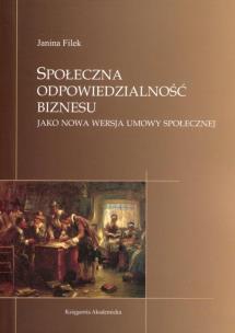 Okładka książki Społeczna odpowiedzialność biznesu
