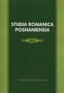 Opakowanie Studia romanica Posnaniensia XLI/2
