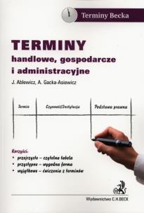 Okładka książki Terminy handlowe, gospodarcze i administracyjne