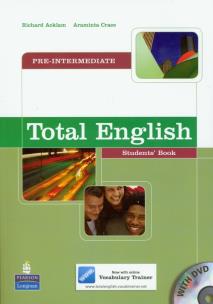Okładka książki Total English Pre-Intermediate Students Book + DVD