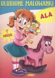 Okładka książki Ulubione malowanki Ala