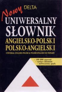 Okładka książki Uniwersalny Słownik Ang-Pol-Ang  DELTA