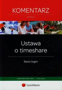 Okładka książki Ustawa o timeshare Komentarz
