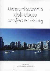 Opakowanie Uwarunkowania dobrobytu w sferze realnej