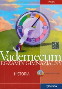 Okładka książki Vademecum egzamin gimnazjalny historia 2009 z płytą CD