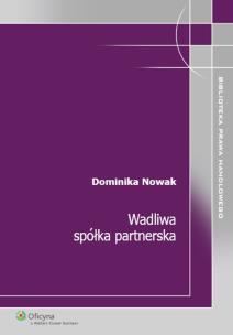 Okładka książki Wadliwa spółka partnerska