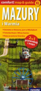 Opakowanie Warmia i Mazury 2w1 Przewodnik i mapa
