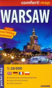 Opakowanie Warsaw pocket map 1:26 000