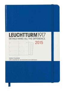 Opakowanie Weekly Planner 2015 Medium niebieski
