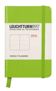 Opakowanie Weekly Planner 2015 Mini limonkowy