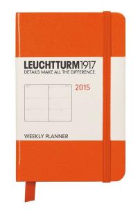 Opakowanie Weekly Planner 2015 Mini pomarańczowy