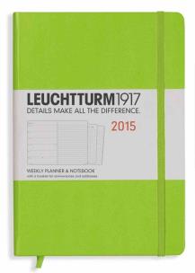 Opakowanie Weekly Planner 2015 & Notebook Medium limonkowy