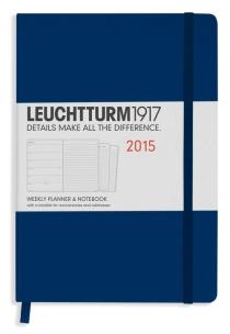 Opakowanie Weekly Planner 2015 & Notebook Medium morski