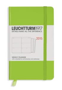 Opakowanie Weekly Planner 2015 Pocket limonkowy