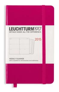 Opakowanie Weekly Planner 2015 Pocket malinowy