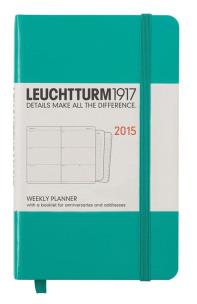 Opakowanie Weekly Planner 2015 Pocket szmaragdowy