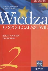 Okładka książki Wiedza o społeczeństwie 2 Zeszyt ćwiczeń