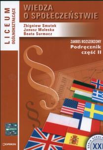 Okładka książki Wiedza o społeczeństwie Podręcznik Część 2