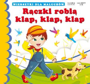 Okładka książki Wierszyki Rączki robią klap, klap