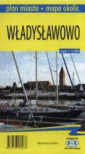 Opakowanie Władysławowo plan miasta mapa okolic 1:15000
