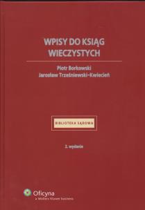 Okładka książki Wpisy do ksiąg wieczystych