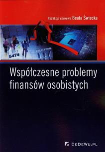 Okładka książki Współczesne problemy finansów osobistych