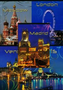 Opakowanie Zeszyt A5 Top-2000 w linię 96 kartek Madrid mix