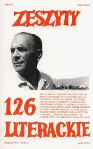 Opakowanie Zeszyty literackie 126/2/2014