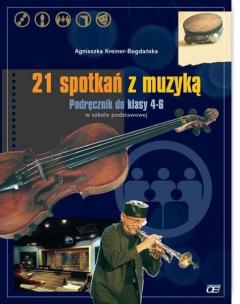 Okładka książki 21 spotkań z muzyką 4-6 Podręcznik