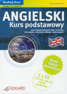 Okładka książki Angielski - Kurs Podstawowy +CD  EDGARD
