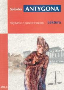 Okładka książki Antygona z oprac. GREG