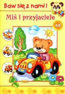 Okładka książki Baw się z nami - Miś  i przyjaciele  PASJA