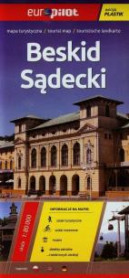 Okładka książki Beskid Sądecki mapa turystyczna