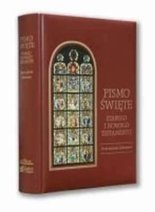 Okładka książki Biblia Tysiąclecia wyd. ilustrowane opr. skórzana