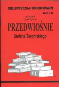 Okładka książki Biblioteczka opracowań nr 023 Przedwiośnie