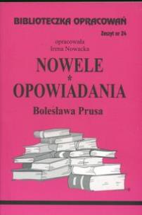 Okładka książki Biblioteczka opracowań nr 024 Nowele,Opow. Prus