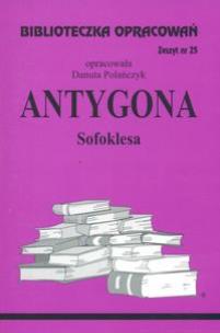 Okładka książki Biblioteczka opracowań nr 025 Antygona