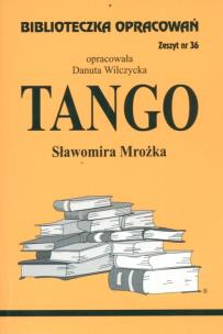 Okładka książki Biblioteczka opracowań nr 036 Tango